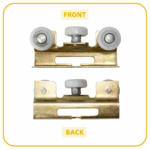 Sliding Door Roller White - Image 2