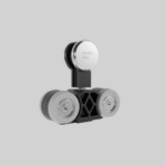 Roller Wheels Nylon materialouter with stainless steel bearings inside.