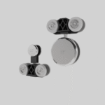 Roller Wheels Nylon materialouter with stainless steel bearings inside. - Image 4
